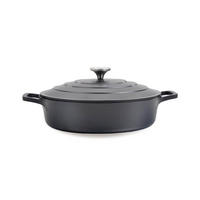 TOPF Graphit 38/28/7.5 cm MR4528S - Graphitfarben, Metall (28cm) - Maestro 