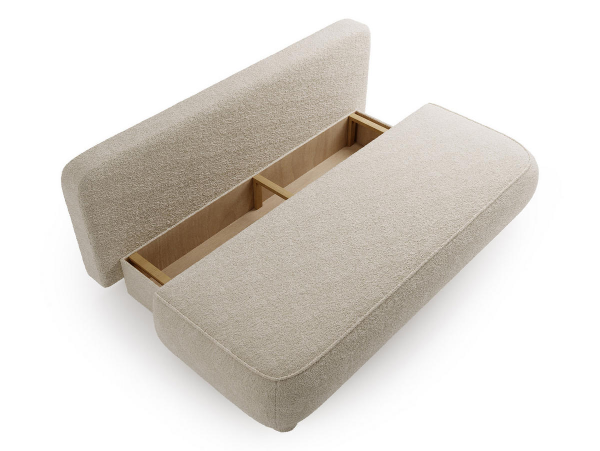 SCHLAFSOFA Gaja - Grau, Holz/Textil (209/96/96cm) - MIRJAN24