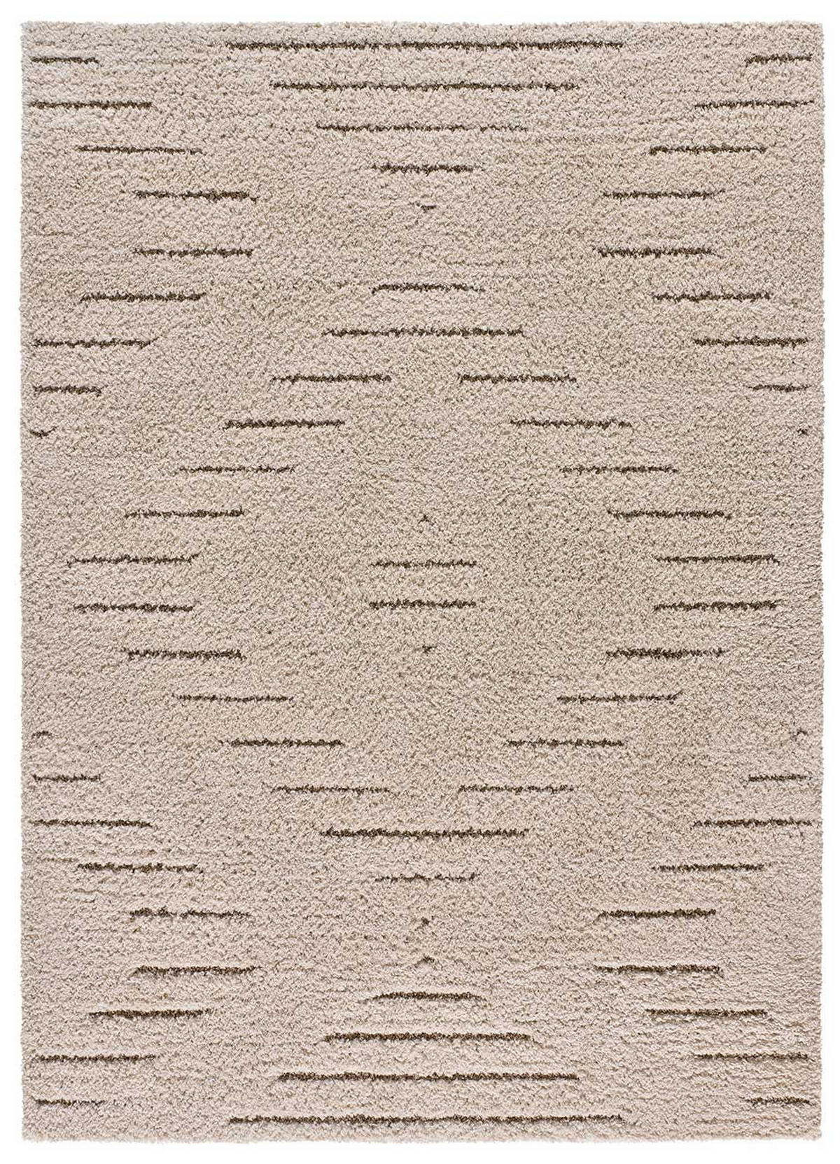 HOCHFLORTEPPICH Creme Atesa 60/120 cm - Creme, Naturmaterialien/Textil (60/120cm) - Atticgo