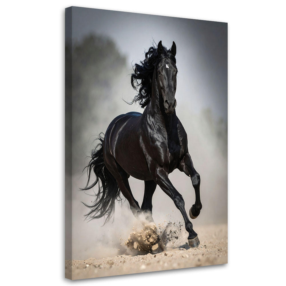 Feeby Wandbild, Schwarz 40x60 cm