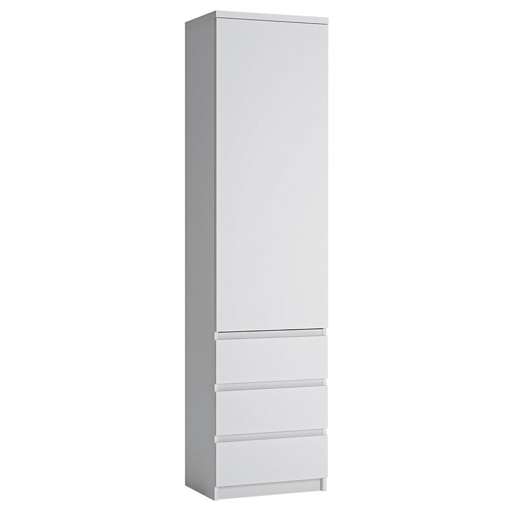 REGAL Fortaleza-129 - Weiß, Holzwerkstoff (50/200/40cm) - Lomado