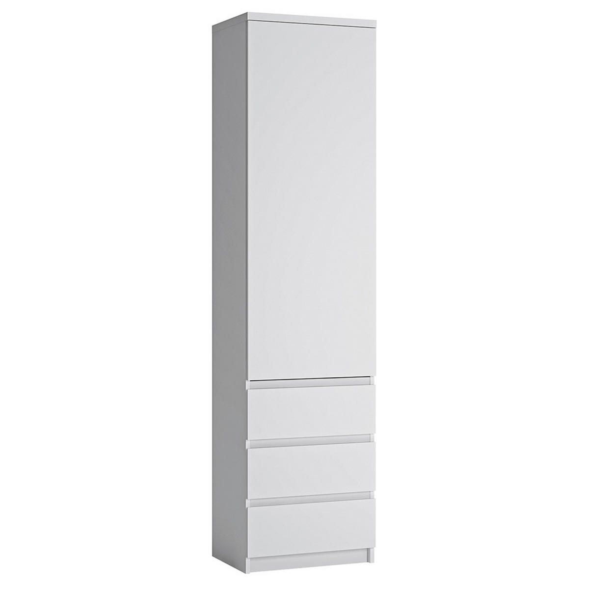 JUGENDZIMMER-SET 3-TLG. Fortaleza-48 - Weiß, Holzwerkstoff (257/200/206cm) - Lomado