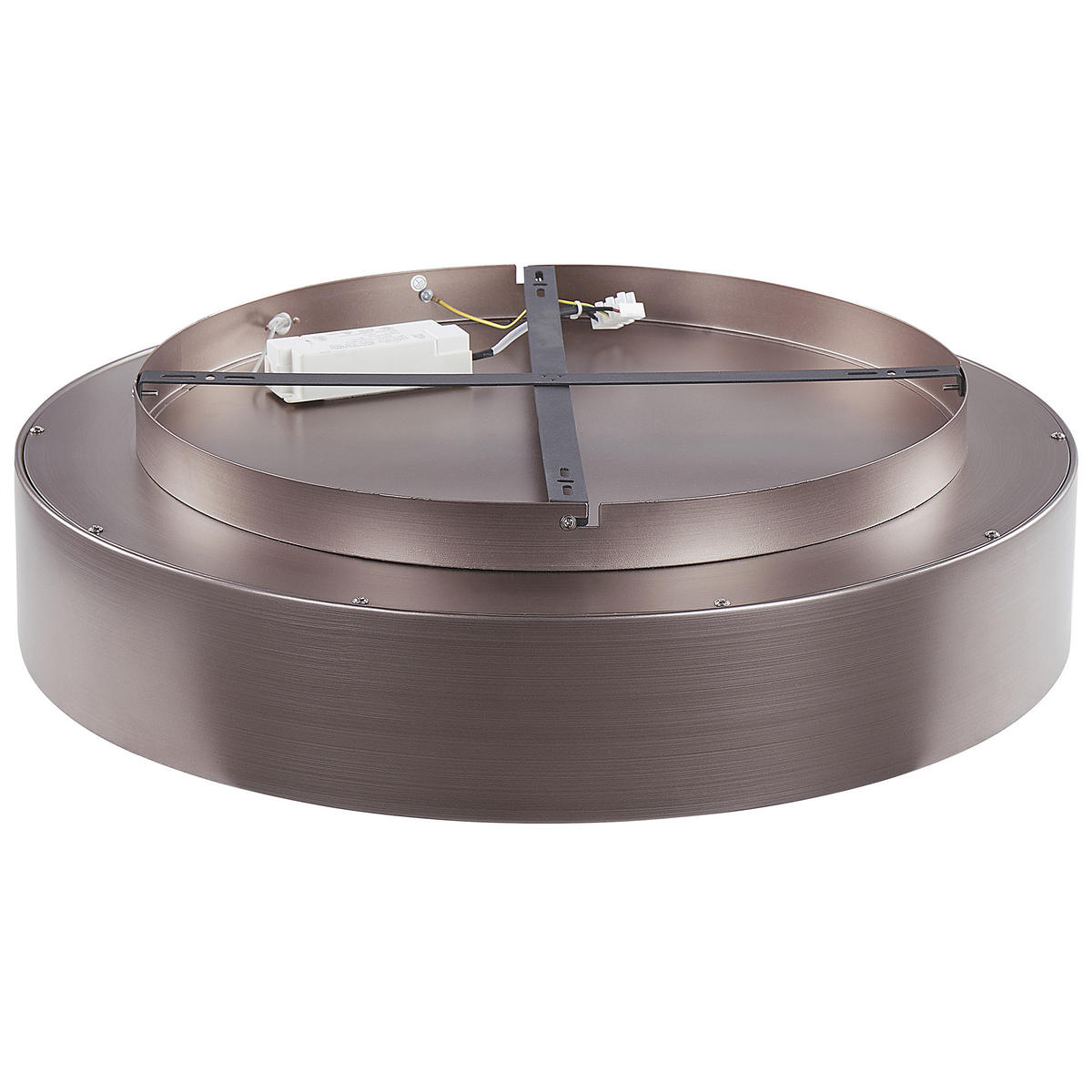 DECKENLEUCHTE Dawei 61/61/15 cm - Braun, Metall (61/61/15cm) - Beliani