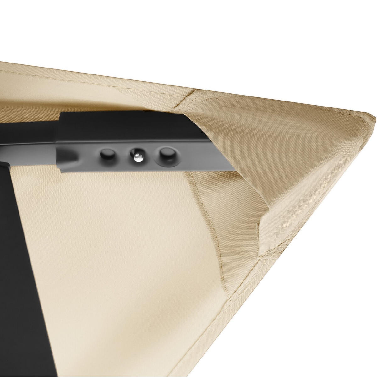 GRILLPAVILLON Maracaibo, 316 x 150 x 250 cm, Sand - Sandfarben, Kunststoff (150/250/316cm) - tectake