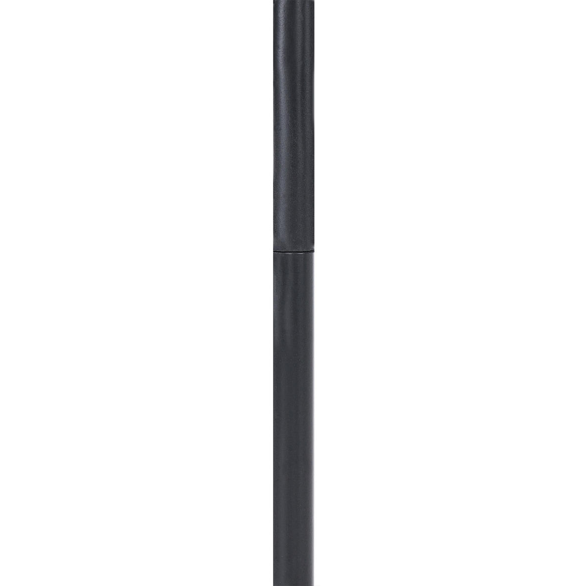 VĚŠÁK NA OBLEČENÍ Černý Thompson - světle hnědá, kov (40/130/30cm) - Beliani