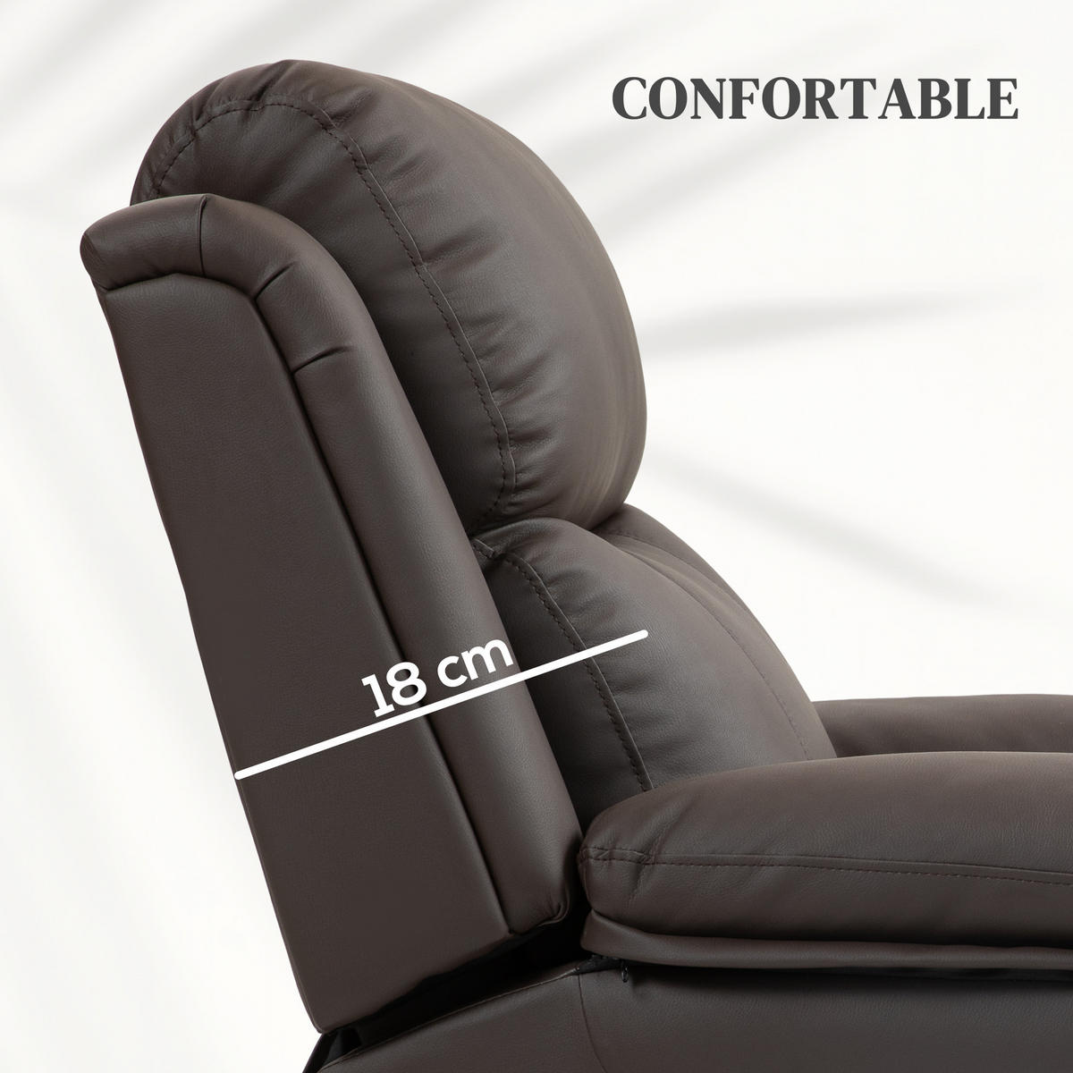 FERNSEHSESSEL DE-15401 elektrisch verstellbar mit Aufstehhilfe Braun - Braun, Leder (76/105/90cm) - ComfortXL