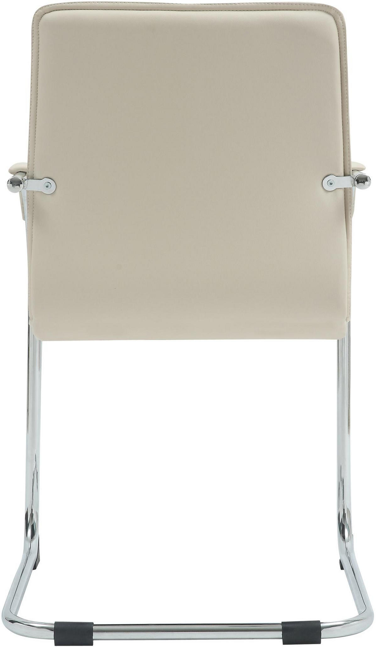 SCHWINGSTUHL 2er Set Lederlook Creme - Creme, Textil/Metall (56/95/60cm) - CLP