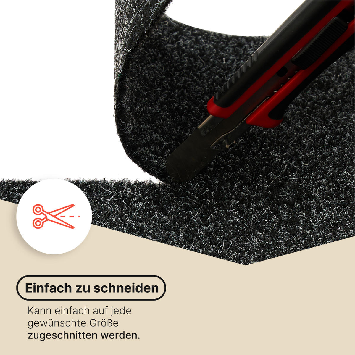 RASENTEPPICH VERA Schwarz 160/750 cm - Schwarz, Textil (160/750cm) - Tapiso