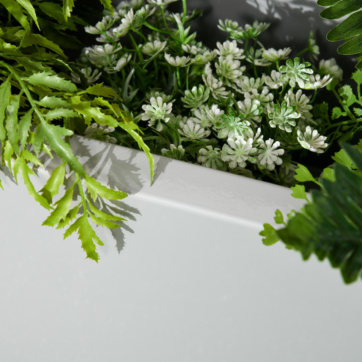 BLUMENKASTEN Pflanzkübel mit Entwässerungsloch, aus Stahl, für Balkon, Terrasse, Grau - Grau, Metall (22/22/91cm) - Outsunny