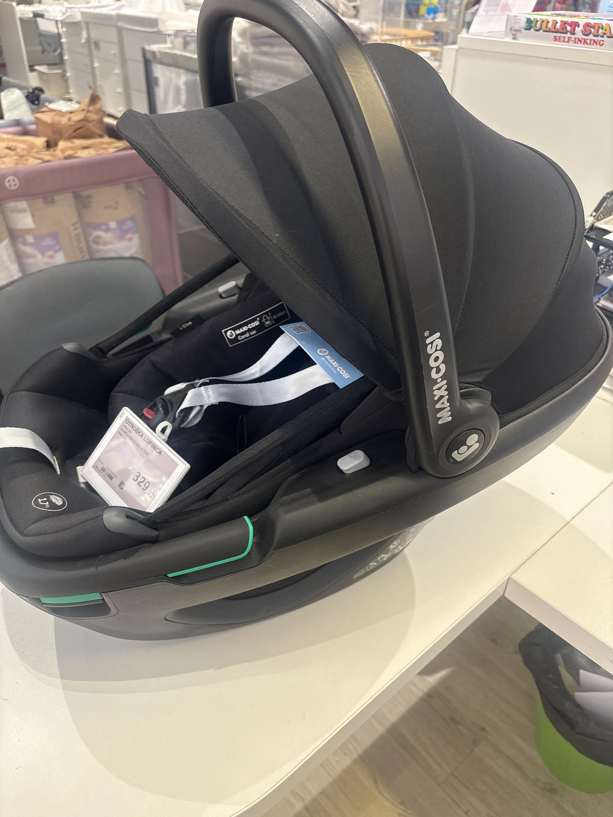 lupinica maxi cosi coral 360 črne barve - Maxi-Cosi