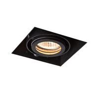 EINBAULEUCHTE ELECTRA I Schwarz 50 W - Schwarz, Metall (95/95/9.5cm) - Rendl