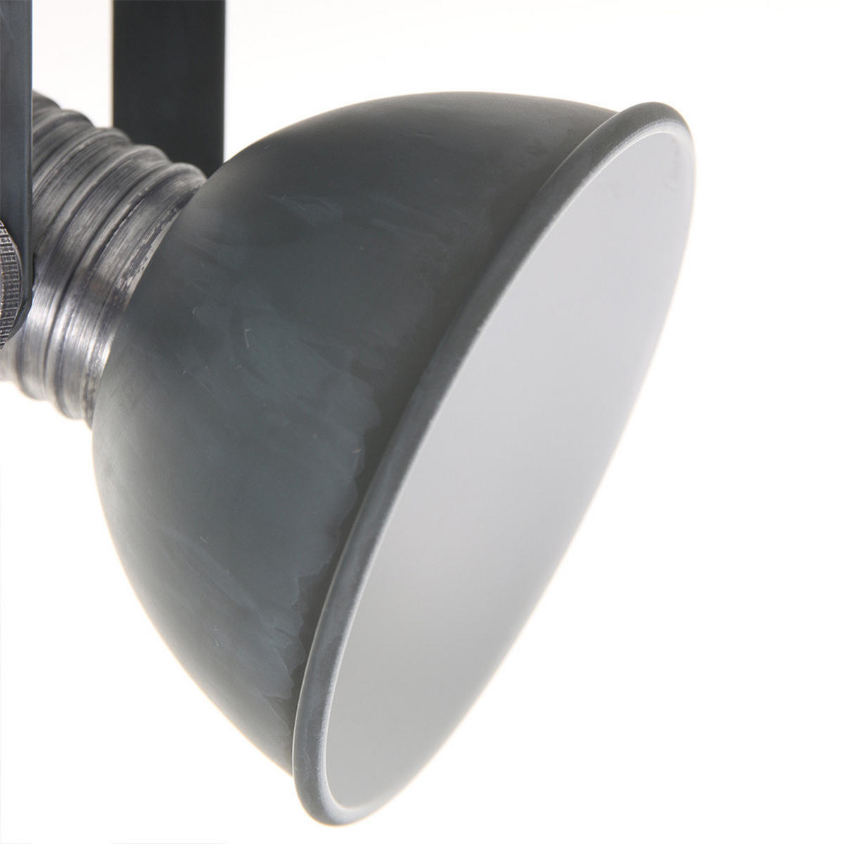 LED DECKENLEUCHTE Brooklyn Grau Metall - Grau, Metall (61/16/12cm)