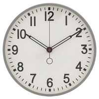 WANDUHR Cory 29,2/3,9/29,2 cm - Grau, Kunststoff (3.9/29.2/29.2cm) - Atmosphera Createur d´interieur