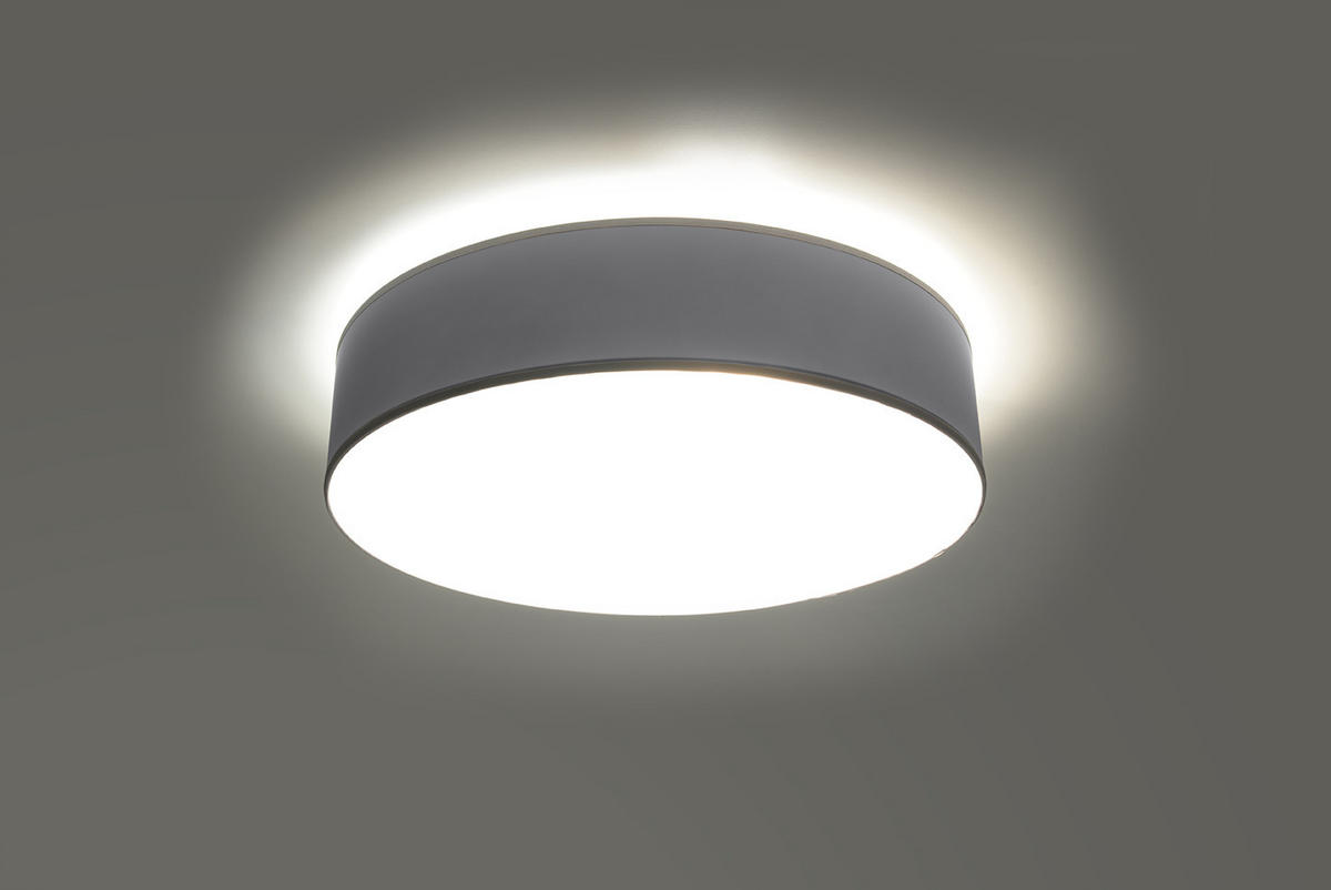 WANDLEUCHTE Spot rund Weiß Stahl PVC - Weiß, Metall (25/12/25cm) - Sollux Lighting