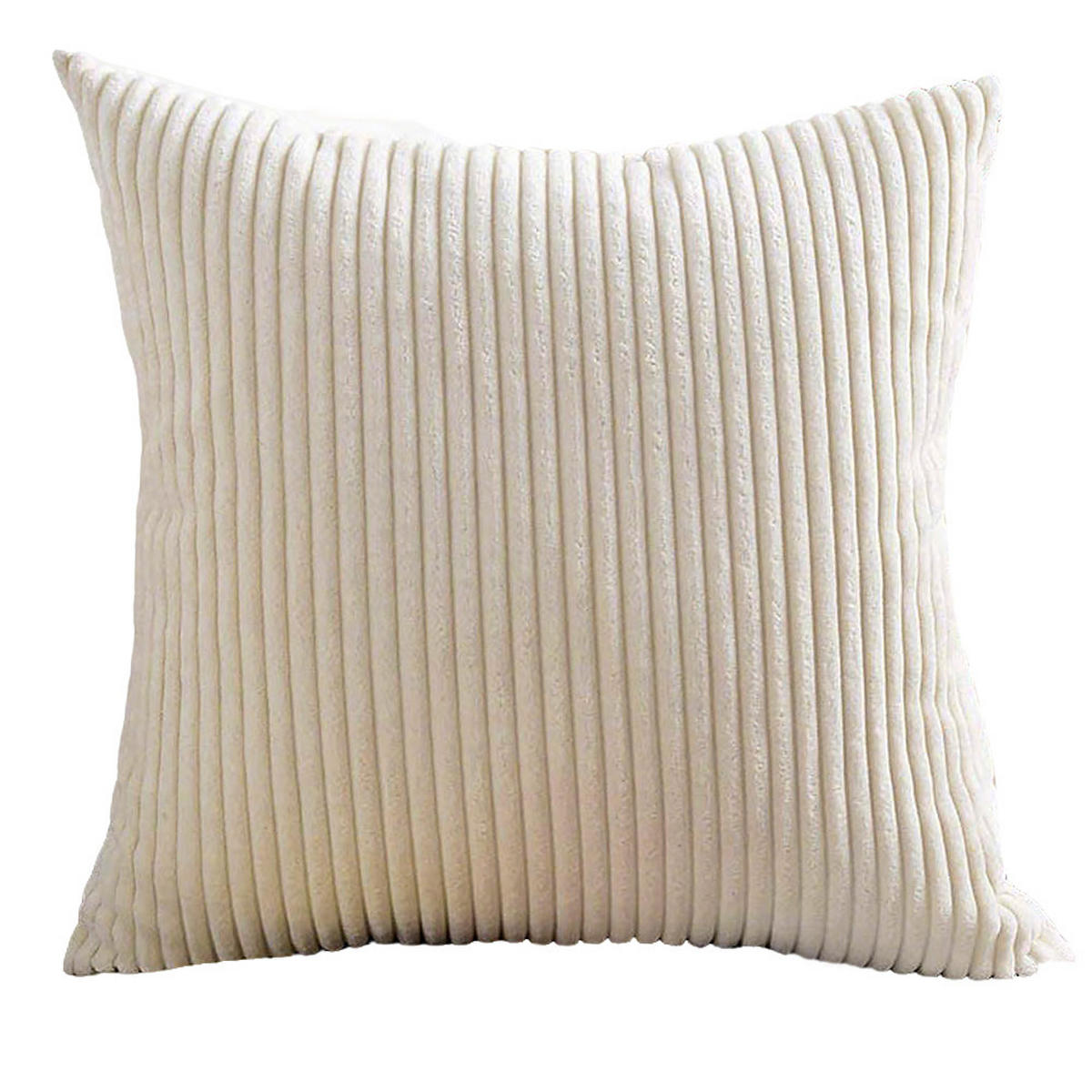 KISSENHÜLLE Cord 45/45 cm，2er-Set - Beige, Textil (45/45cm) - Kaket