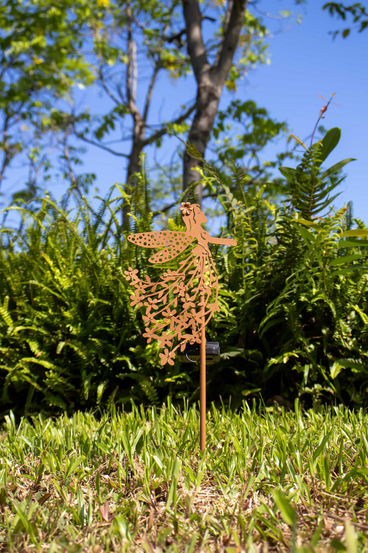 LED-SOLAR-GARTENSTECKER - mit Dämmerungssensor und wetterfestem Design für stilvolle Außenbeleuchtung, 1er-Set - Weiß, Kunststoff (3/17/50cm) - Northpoint