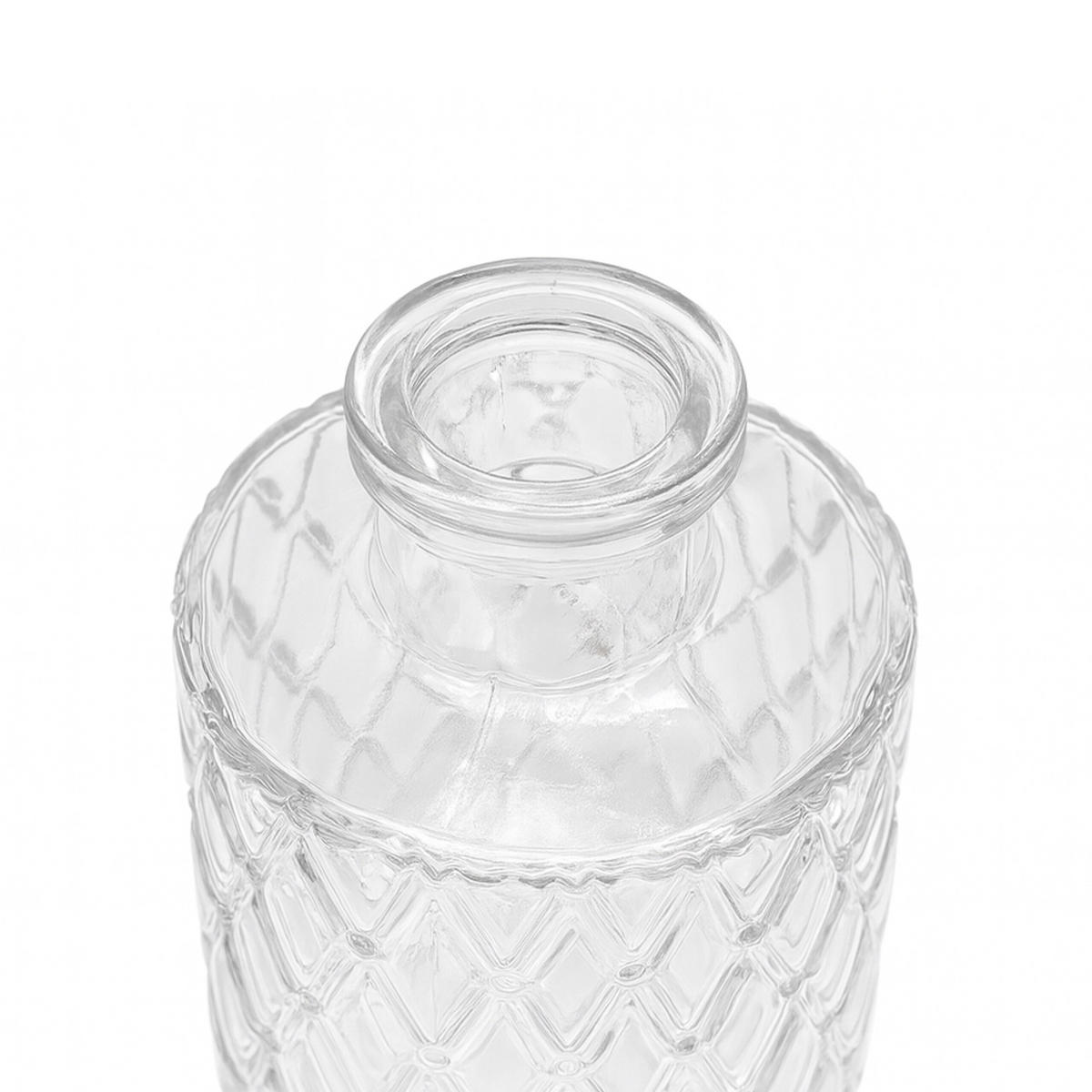 6xVASEN - Transparent, Glas (13cm) - Relaxdays