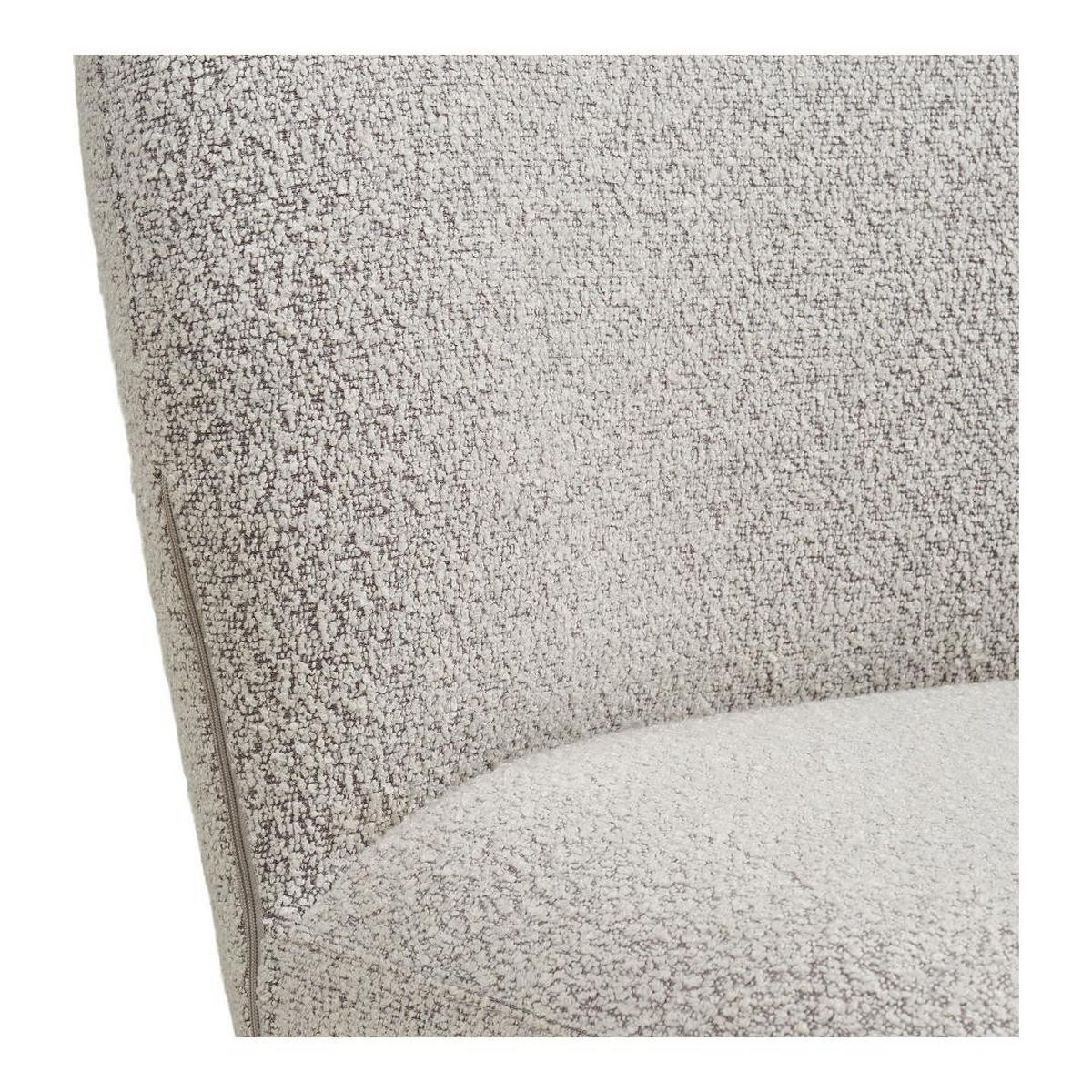 ESSZIMMERSTUHL, Asta, Sandfarben, Stoff, 63 x 50 x 92 cm - Sandfarben, Textil/Metall (63/92/50cm) - ebuy24