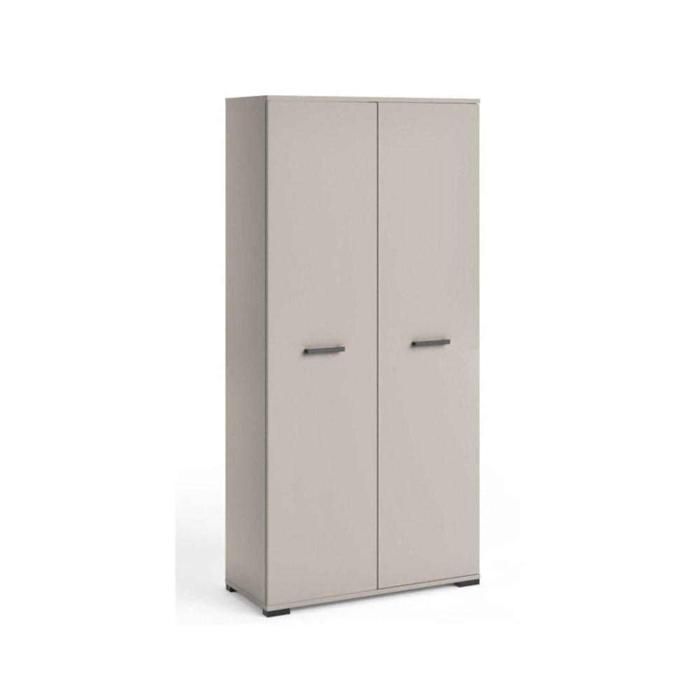 DREHTÜRENSCHRANK ALBANO 90/186/56cm 2-türig Kaschmir - Kaschmir, Holzwerkstoff (90/186/56cm) - MASSENO