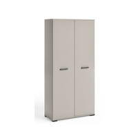 DREHTÜRENSCHRANK ALBANO 90/186/56cm 2-türig Kaschmir - Kaschmir, Holzwerkstoff (90/186/56cm) - MASSENO