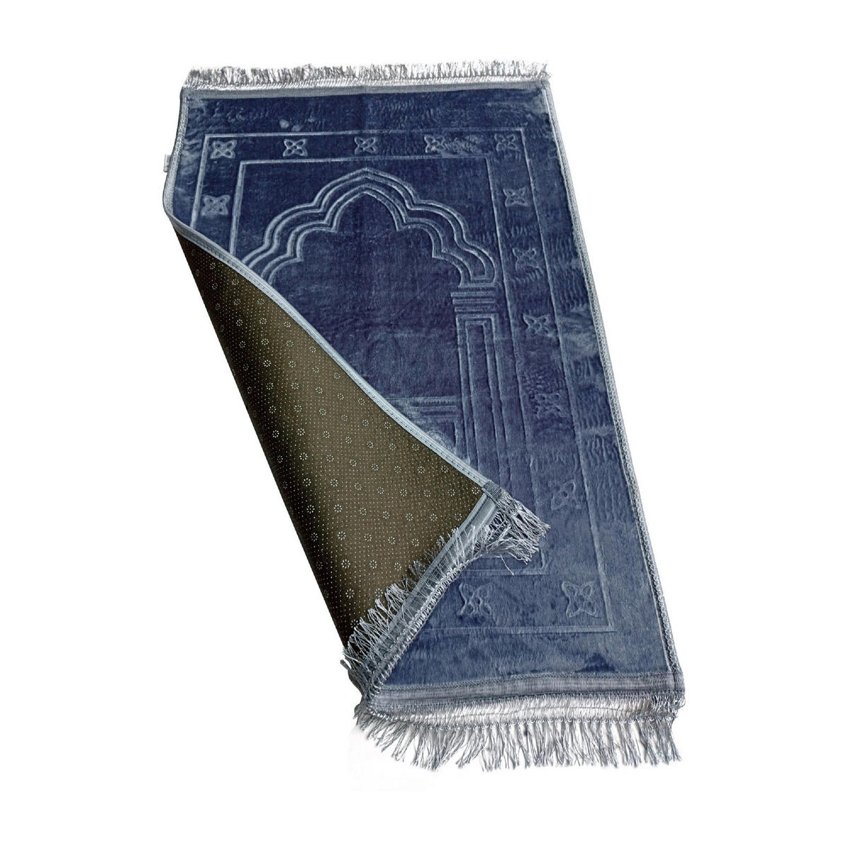 ORIENTTEPPICH Gebetsteppich Islam Seccade (Grau) - Grau, Textil (80/120cm) - Gowoll