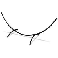 XL-HÄNGEMATTENGESTELL für 1 Person bis 120kg, 300/100 cm, schwarz - Schwarz, Metall (300/100/90cm) - Amanka