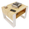COUCHTISCH Karo65 65/45/53,6 - Alteiche/Weiß, Holzwerkstoff (53/65/45cm) - RAUMHIRSCH FURNITURE