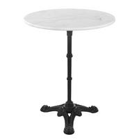 GARTENTISCH Castello - Schwarz/Weiß, Metall (60/60/71cm) - Butlers
