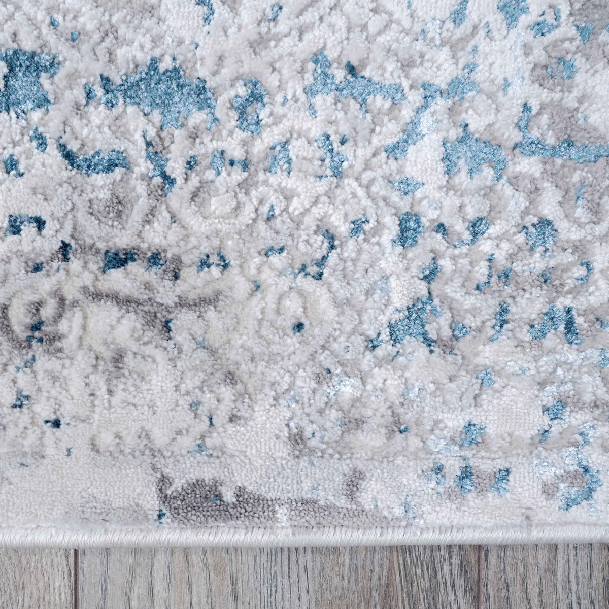 WEBTEPPICH Tweed Blau - Blau, Textil (70/240cm) - Kukoon Rugs
