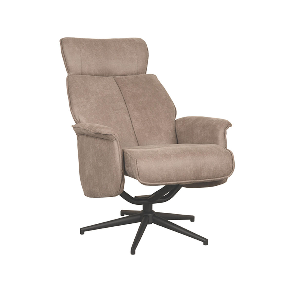 SESSEL Verdal Taupe 79/77/109 cm - Taupe, Textil (77/109/79cm) - LABEL51