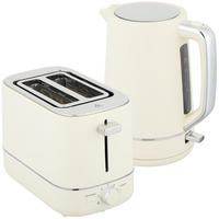 WASSERKOCHER-TOASTER UND 1,7 L 6 Bräunungsstufen Beige 21,2/16/24,3 cm - Beige, Kunststoff (16/24.3/21.2cm) - Rolipo