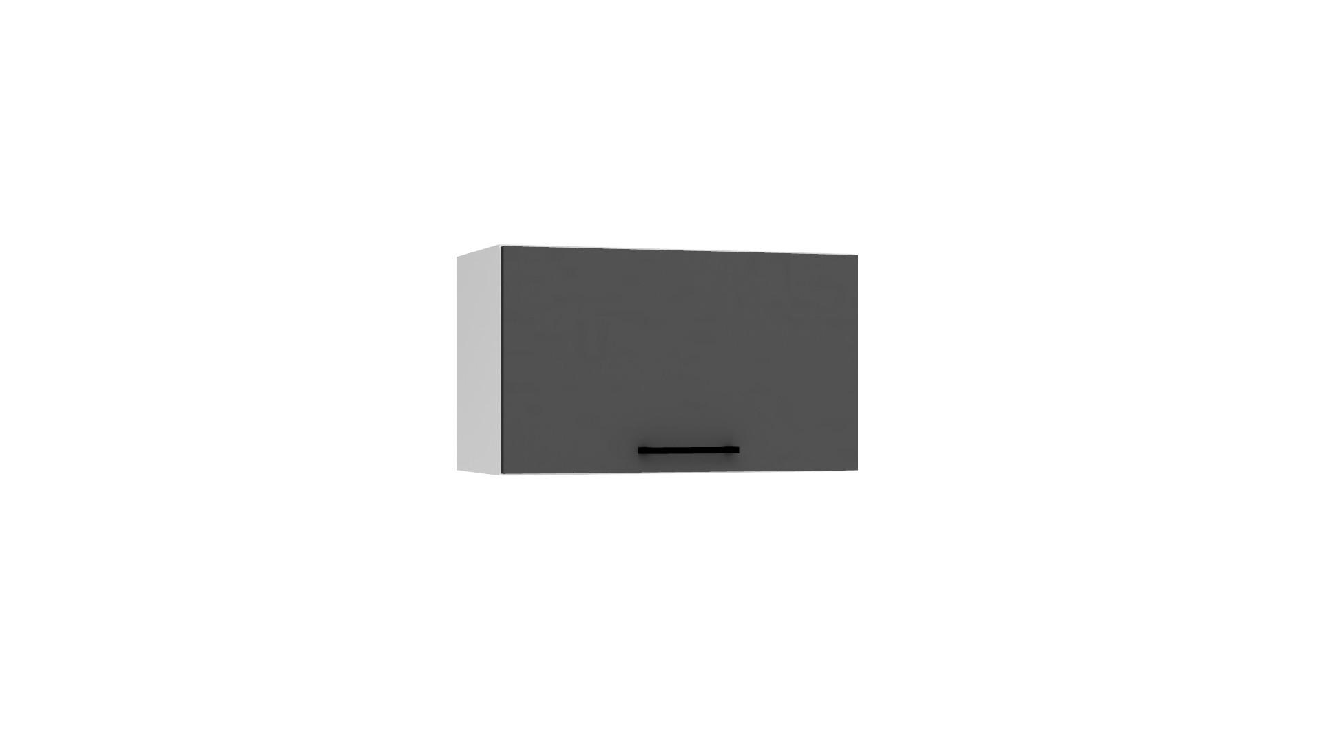 HÄNGESCHRANK W60OKGR - Morvex - Zeitlose Küchen Eleganz - Anthrazit, Holzwerkstoff/Metall (60/36/30cm) - ROYAL24_MARKT