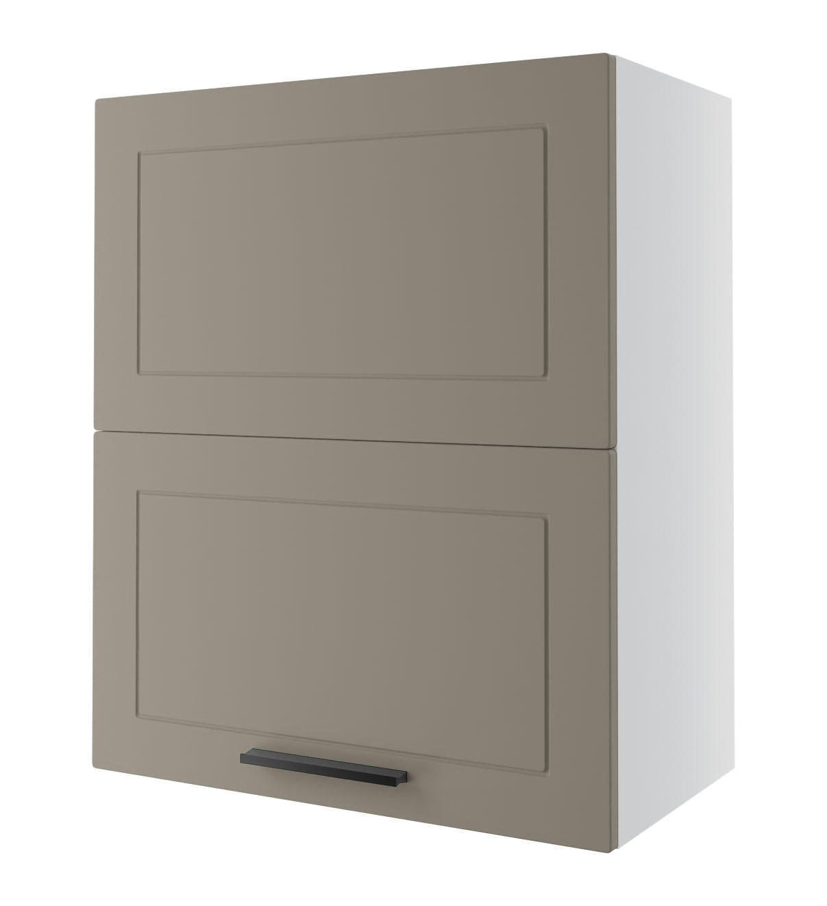 KÜCHENHÄNGESCHRANK Kvantum W8B/60 Beige Matt / Weiß Matt 60 / 32,5 / 72cm - Beige/Weiß, Holz/Holzwerkstoff (60/72/32.5cm) - Feldmann-Wohnen