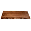 TISCHPLATTE CURT - Braun/Naturfarben, Akazienholz/Holz (60/140/3cm) - SAM