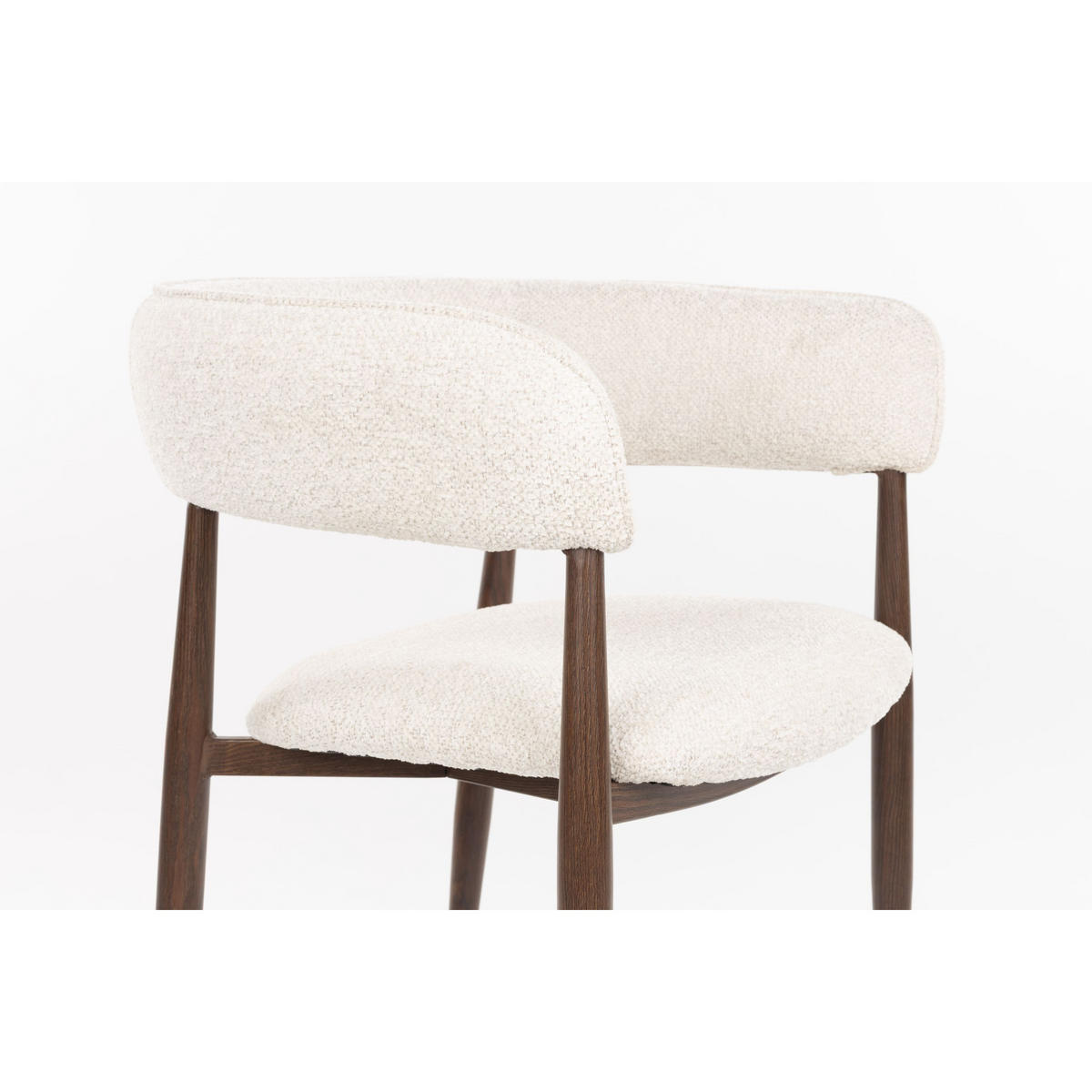ESSZIMMERSTÜHLE Stanley - 2 er Set - Beige/Braun, Holz (61/78/48.5cm) - Housecraft Living