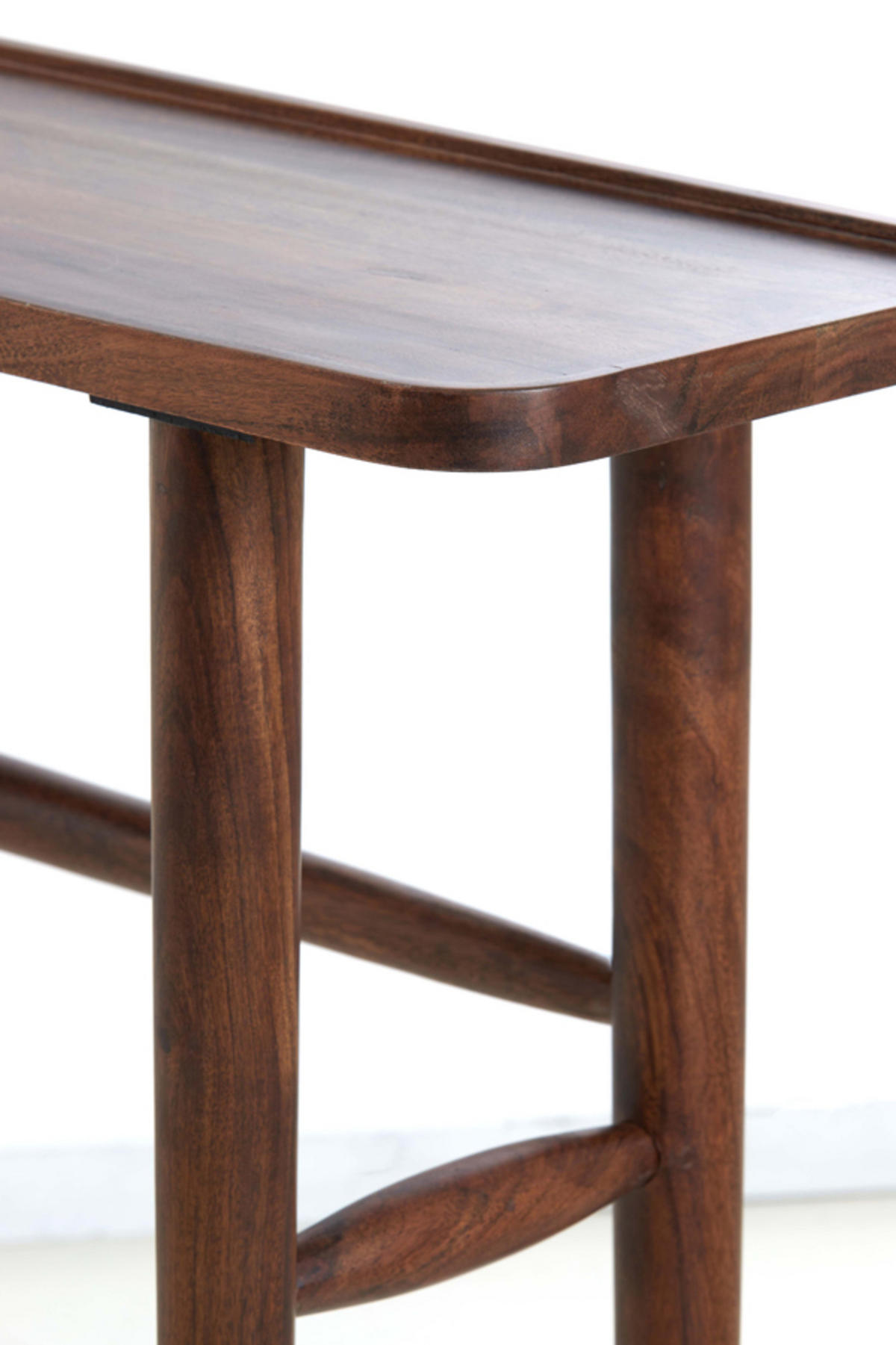 KONSOLENTISCH Qiano Braun 140/30/82 cm - Dunkelbraun, Holz (140/30/82cm) - Light & Living