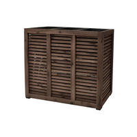 PFLANZKASTEN Colorado 3, 79x28x62 cm, Akazienholz, dunkel Braun - Dunkelbraun, Holz (28/62/79cm) - dasmöbelwerk