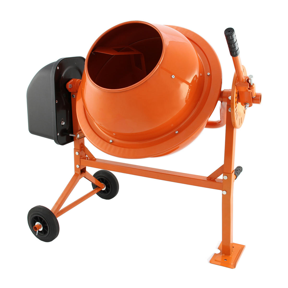 BETONMISCHER 70 LITER - Orange, Metall (33/60/71cm) - T-Mech