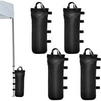 PAVILLON Gewichte 4er Set 51 x 21 cm - Schwarz, Textil (20/50/20cm)