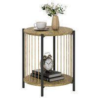 BEISTELLTISCH Beige 1 Stück - Beige, Naturmaterialien (43.5/43.5/51cm) - GiPP