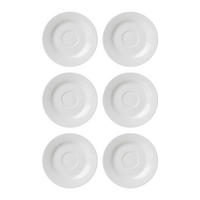 KAFFEEUNTERTASSEN Bianco weiß ø 17.0 cm 6er Set - Weiß, Keramik (17cm) - Ritzenhoff Breker