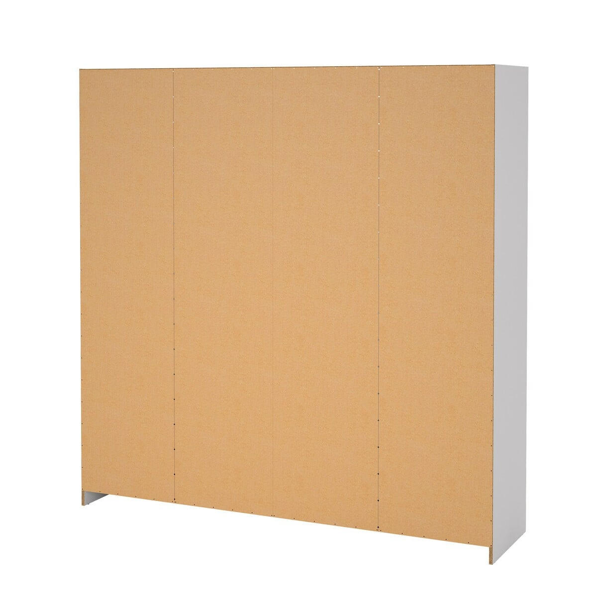 KLEIDERSCHRANK weiß - Weiß, Holzwerkstoff (196/201/50cm) - ebuy24
