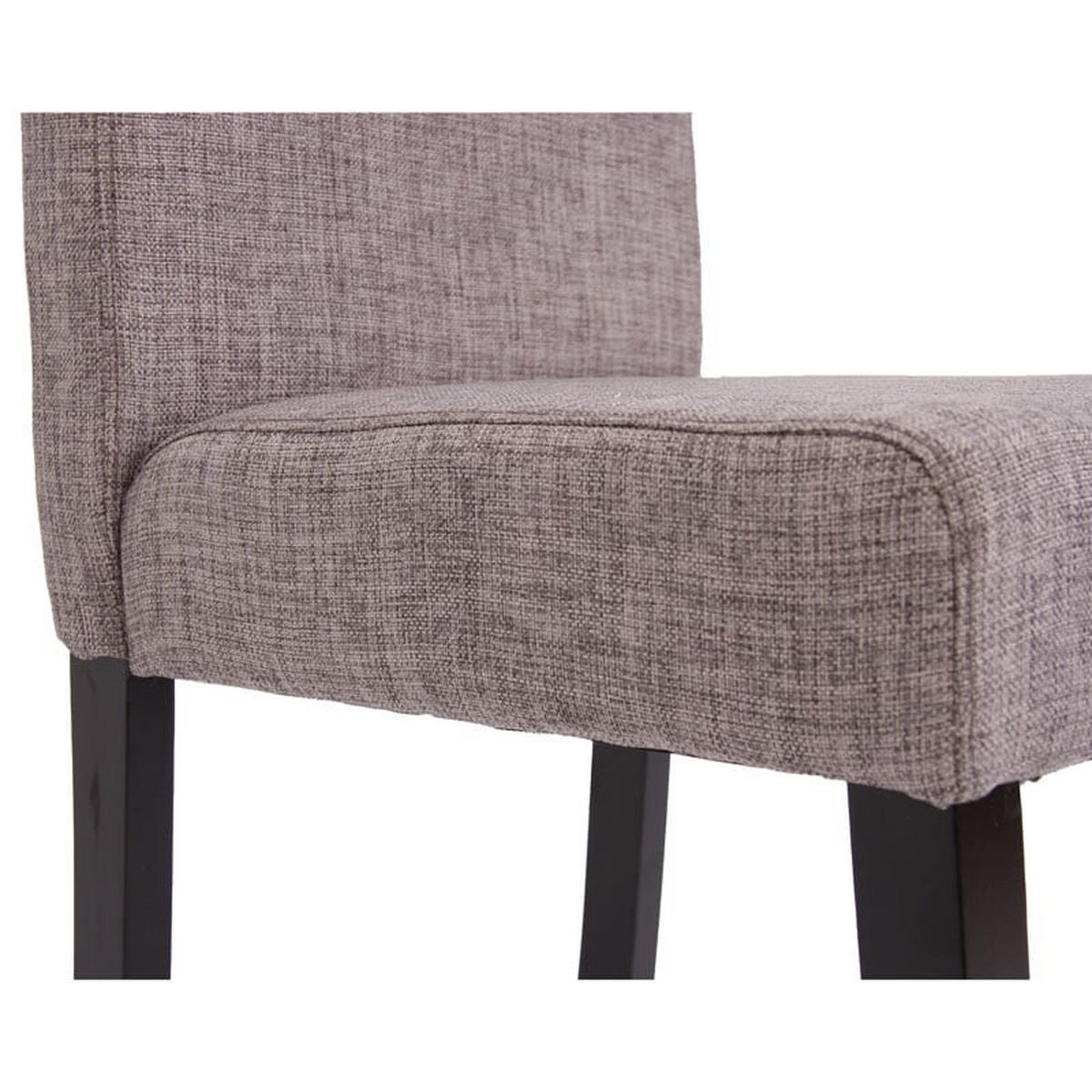 ESSZIMMERSTUHL Grau, Dunkelbraun 2er-Set - Dunkelbraun/Grau, Textil (43/90/56cm) - MCW