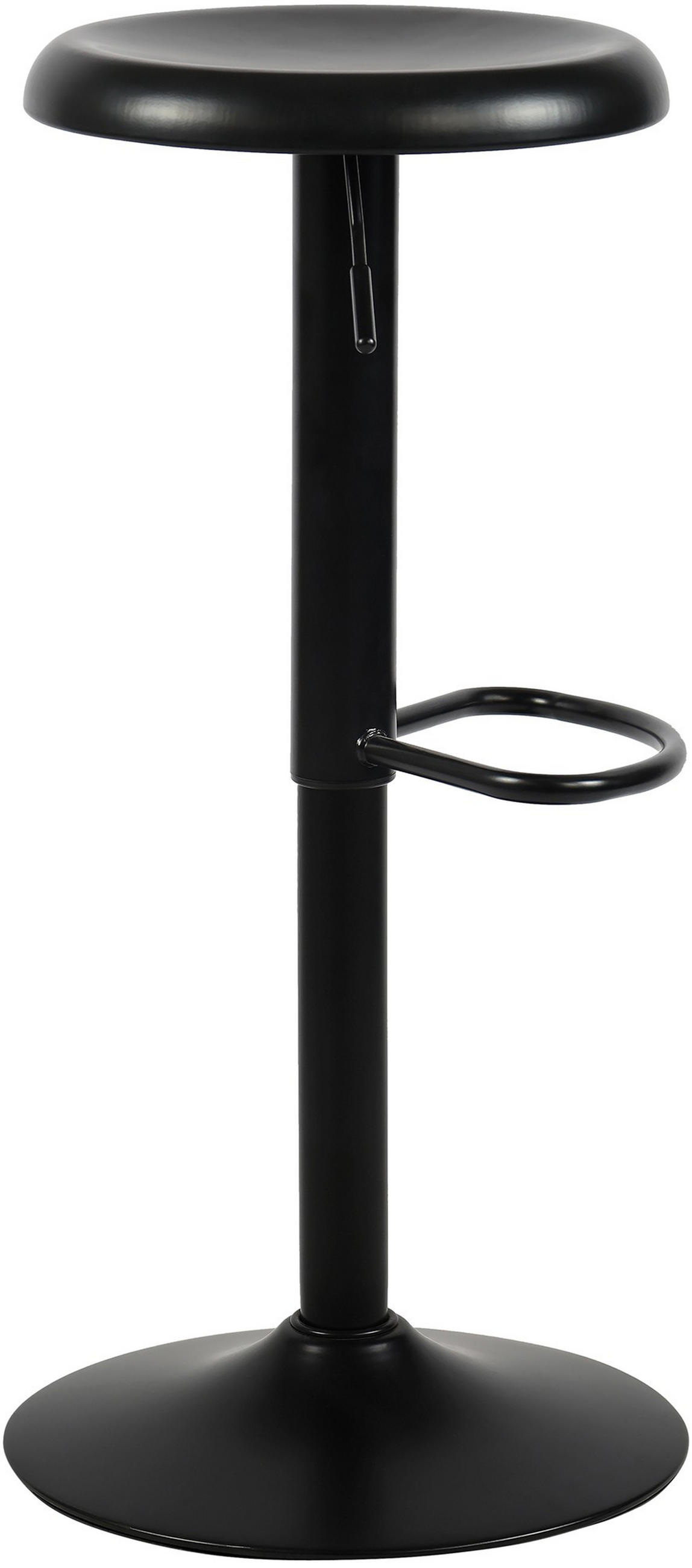 BARHOCKER Hikar Metall Schwarz - Schwarz, Metall (38.5/58/38.5cm) - DELUKE