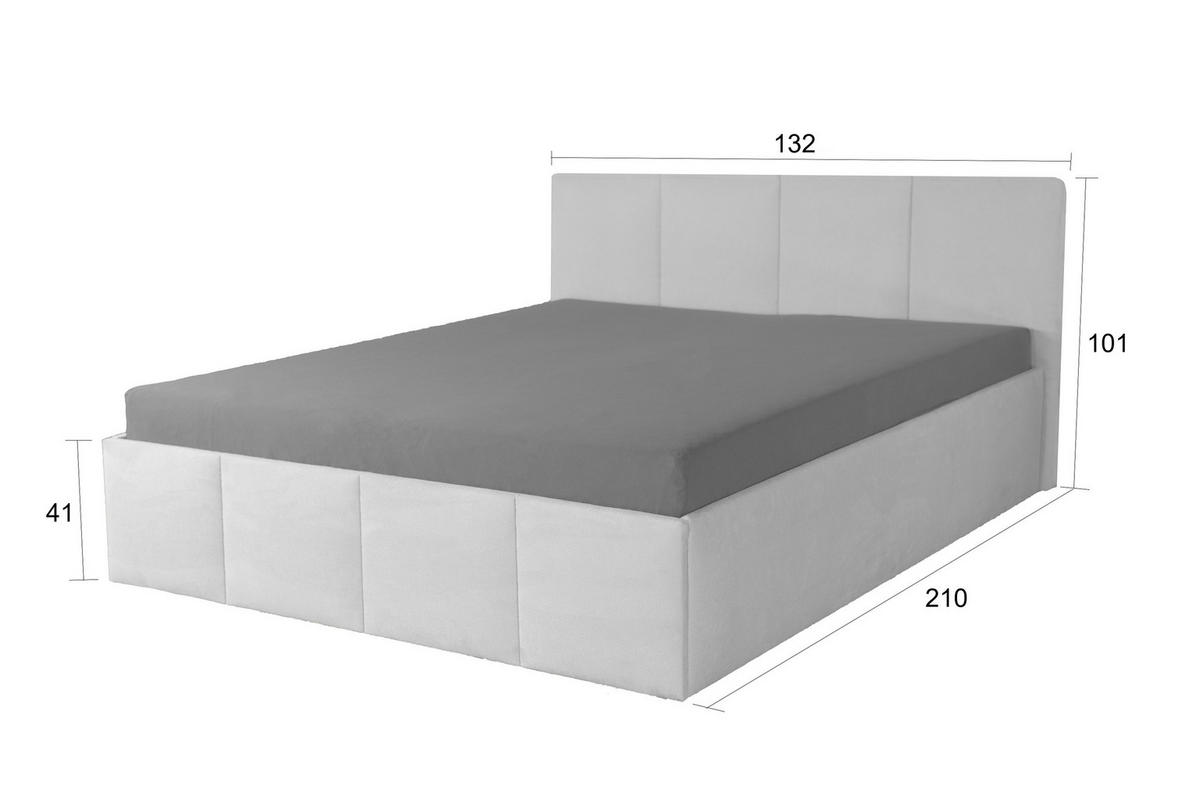 POLSTERBETT Dalas Blau 120 x 200 x 40 cm Stauraum ohne hydraulische Funktion Mit hochwertiger Matratze H2 (bis 100 kg) und Lattenrost - Blau, Holz (120/200cm) - Halmon Schlafkomfort Betten 