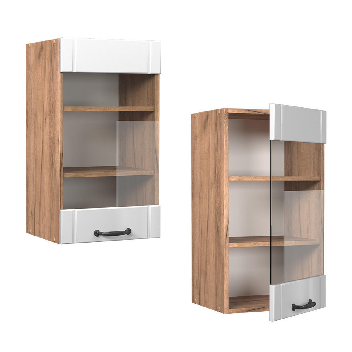 Honigeiche/Weiß, Holzwerkstoff (40/72/34.1cm) - Vicco