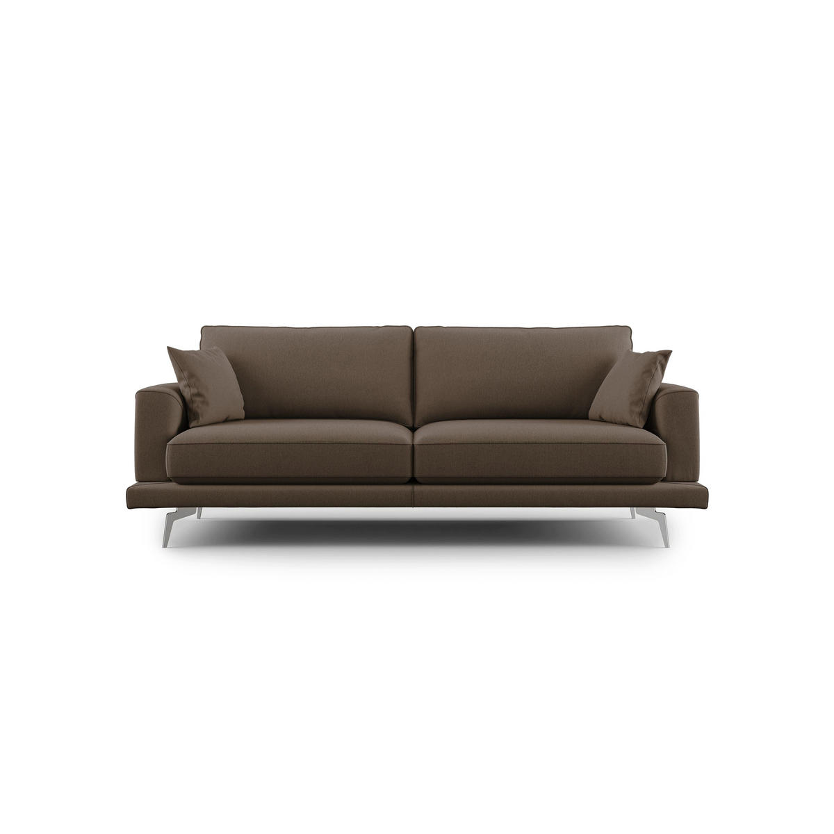 LINEARSOFA Dorian - Braun, Textil (198/88/93cm) - Divani.store