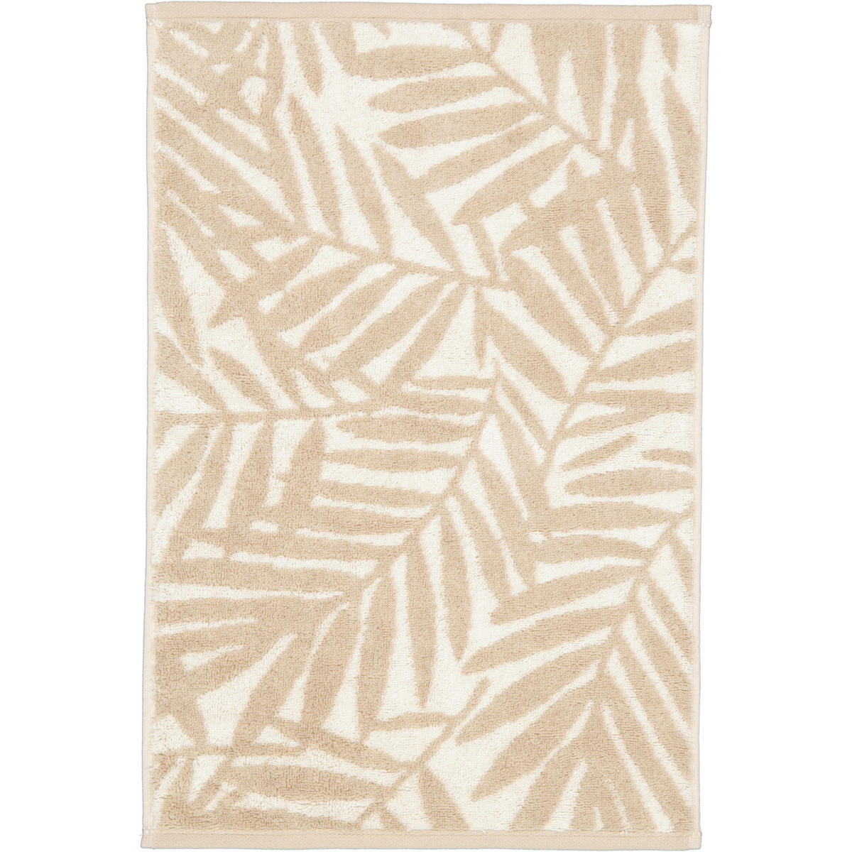 GÄSTETUCH MAISON BLÄTTER 6267 NATUR - 33 - Beige, Textil (30/50cm) - Cawoe