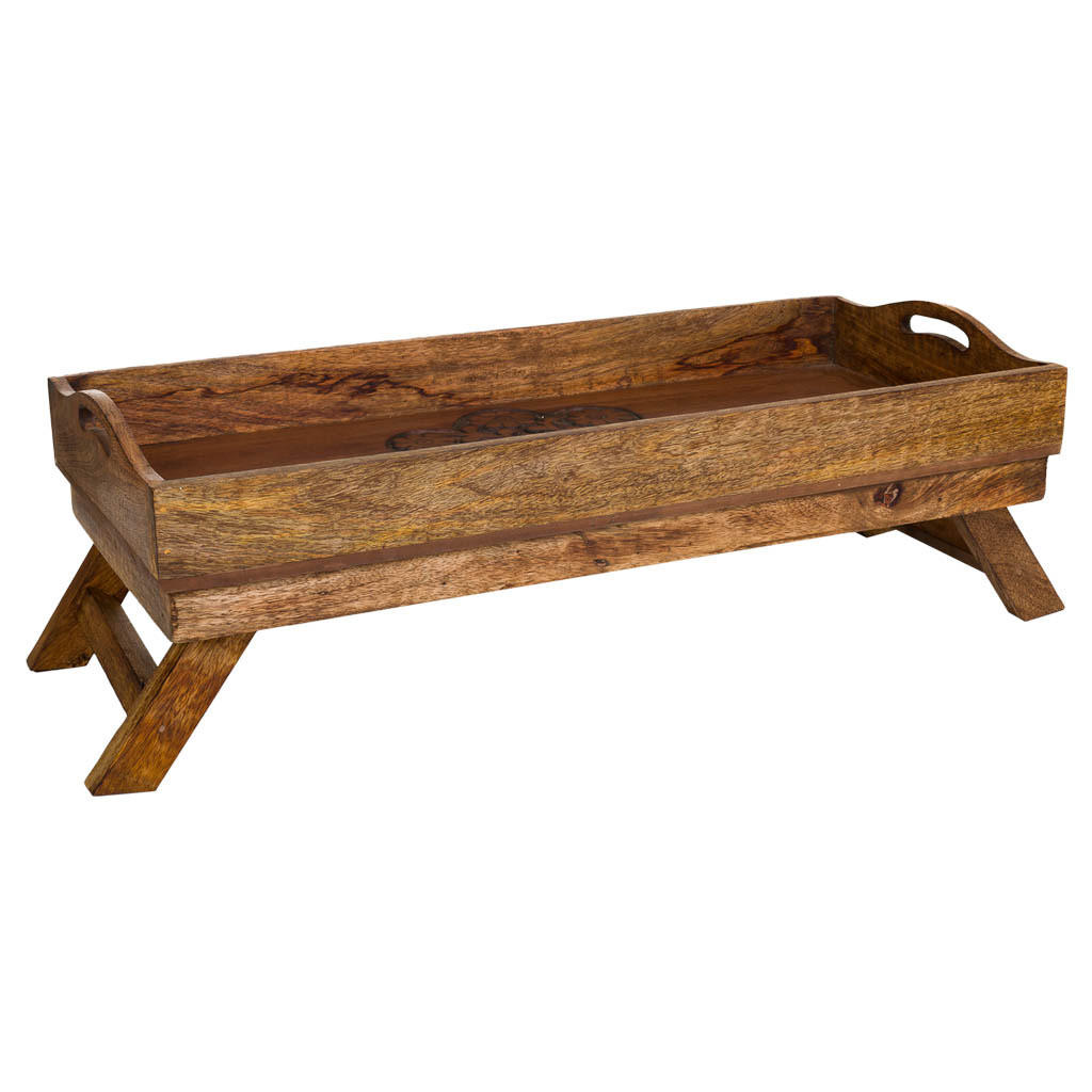 Wanderlust Serviertablett Braun 70x20x30 cm