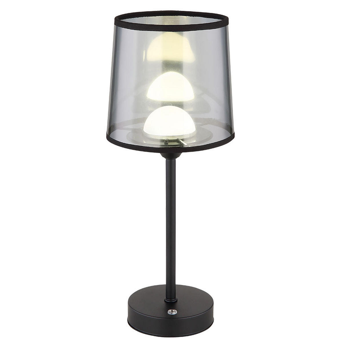 LED TISCHLEUCHTE Lunki Metall Schwarz - Schwarz, Kunststoff (14/14/35cm) - Globo Lighting